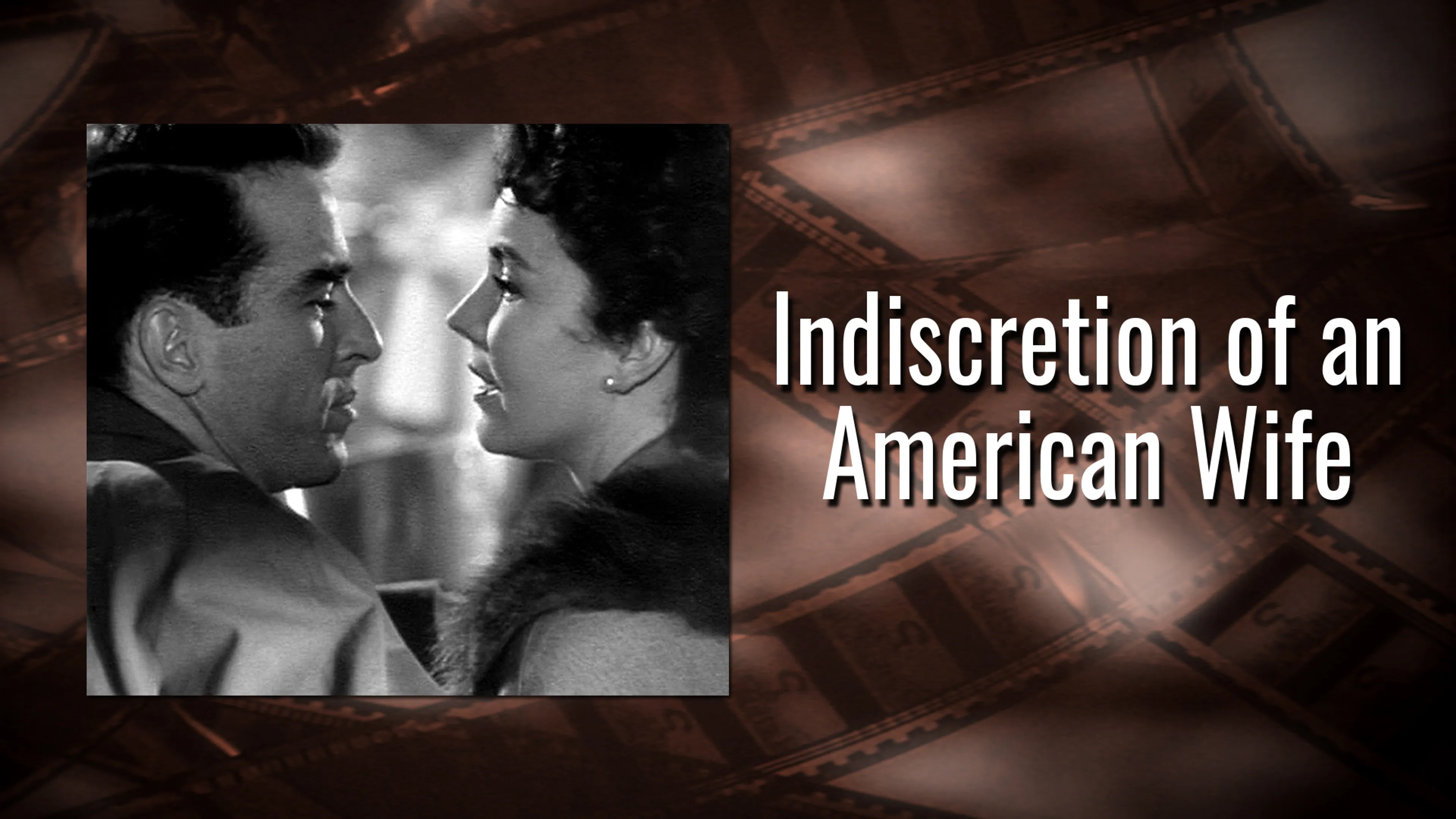 Indiscretion of an American Wife poster